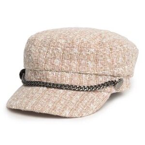 Vince Camuto Chain Strap Conducter‎ Cap in Pale Pink